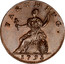 UK Farthing Social Series - Newton (Britania) 1793  FARTHING. 1793 coin reverse
