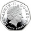 UK Fifty Pence Commonwealth Games 2014 Proof ELIZABETH∙II D∙G∙REG∙F∙D IRB FIFTY PENCE coin obverse