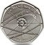 UK Fifty Pence (Sir Isaac Newton) SIR ISAAC NEWTON FIFTY PENCE S E I T F H C AW coin reverse