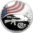 USA Five Dollars American Colt M16 2010 Proof M16 CALIBER 5.56MM COLT 1OZ .999 FINE SILVER coin reverse
