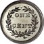 USA One Cent Pattern 1853 Proof ONE CENT coin reverse