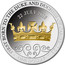 New Zealand One Dollar Birth of Prince George 2013 Proof FIRST BORN TO THE DUKE AND DUCHESS OF CAMBRIDGE 22 JULY 2013 ∙ ONE DOLLAR ∙ coin reverse