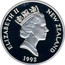 New Zealand One Dollar Kiwi Bird. Piedfort 1992 Proof KM# P1 ELIZABETH II NEW ZEALAND 1992 RDM coin obverse