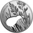 New Zealand One Dollar Kiwi Silhouette 2015 ONE DOLLAR coin reverse