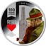 New Zealand One Dollar (RSA 100 Years of Service) ONE DOLLAR 100 YEARS OF SERVICE RSA RETURNED AND SERVICES N Z ASSOCIATION NEW ZEALAND coin reverse