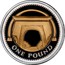 UK One Pound (Egyptian Arch Bridge) ONE POUND coin reverse
