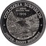 Canada Souvenir Dollar Jasper - Alberta (Souvenir) 1976 UNC COLUMBIA ICEFIELDS JASPER NATIONAL PARK 1976 JASPER-BANFF HIGHWAY coin obverse