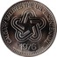 Canada Stampede Dollar Calgary - Alberta 1976 UNC CALGARY SALUTES THE U.S. BICENTENNIAL 1976 VALUE IN CALGARY - ONE DOLLAR - EXPIRES AUGUST 31, 1976 coin obverse