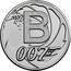 UK Ten Pence (B - Bond... James Bond) B 007™ coin reverse