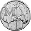 UK Ten Pence (M - Makintosh) M coin reverse