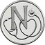 UK Ten Pence (N - National Health Service) N coin reverse