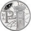 UK Ten Pence P - Postbox 2018 Proof: Limited Edition Presentation: 15000 P coin reverse