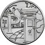UK Ten Pence (P - Postbox) P coin reverse