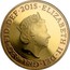 UK Two Pounds Britannia 2015 Proof 2015 ELIZABETH II DEI GRA REG FID DEF J.C coin obverse