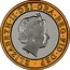 UK Two Pounds (Trinity House) KM# 1313 ELIZABETH∙II∙DEI∙GRA∙REG∙FID∙DEF ∙ IRB coin obverse
