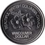 Canada Vancouver Dollar British Columbia 1976 UNC BEAUTIFUL BRITISH COLUMBIA CANADA VANCOUVER DOLLAR CURRENCY VALUE $1.00 - EXPIRES JUNE 30, 1976 coin reverse