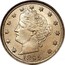 USA V Cents Liberty Nickel 1895 KM# 112 LIBERTY coin obverse