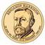 USA $1 Benjamin Harrison 2012 D KM# 526 BENJAMIN HARRISON IN GOD WE TRUST 23RD PRESIDENT 1889-1893 coin obverse