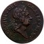 USA Halfpenny 1722 KM# 23.2 Hibernia GEORGIUS ∙ DEI ∙ GRATIA ∙ REX ∙ coin obverse