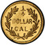 USA 1/4 Dollar Liberty Round 1871 KM# 5.8 1/4 DOLLAR CAL coin reverse