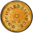 USA $2.50 (1831-42) KM# 93.2 Christopher Bechtler (North Carolina) C. BECHLER ASSAYER 75 G * coin reverse