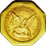 USA 50 D 1851 KM# 31.1 Dunbar & Company UNITED STATES OF AMERICALIBERTY 880 THOUS 50 D C coin obverse