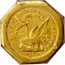 USA 50 D 1851 KM# 31.3 Dunbar & Company UNITED STATES OF AMERICA 887 THOUS 50 D C coin obverse