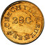 USA Dollar C. Bechtler (1831-42) KM# 88.2 C: BECHTLER RUTHERF: 28 G. coin obverse