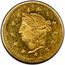 USA ¼ Dollar 1870 KM# 5.7 Small size Gold Coins - coin obverse