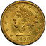 USA Five Dol. 1850 KM# 37.5 Moffat & Company MOFFAT & CO coin obverse