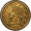 USA Five Dol. Liberty Head 1849 KM# 37.2 MOFFAT & CO coin obverse
