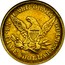 USA Five Dollars 1852 KM# 56 Wass, Molitor & Company ∙ IN CALIFORNIA GOLD ∙ FIVE DOLLARS coin reverse