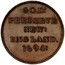 USA Halfpenny 1694 KM# Tn7 Elephant Tokens GOD: PRESERVE NEW: ENGLAND. 1694: coin reverse