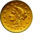 USA Ten D. 1852 KM# 58 Wass, Molitor & Company W. M. & CO coin obverse