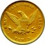 USA Ten D. 1852 KM# 58 Wass, Molitor & Company ∙ S.M.V. CALIFORNIA GOLD ∙ TEN D. coin reverse