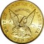 USA Ten D. 1853 KM# 52a United States Assay Office of Gold UNITED STATES OF AMERICA TEN D. 900 THOUS LIBERTY coin obverse