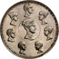 Russia 1-1/2 Roubles - 10 Zlotych Imperial Family 1836 Restrike C# 172.2 - coin reverse