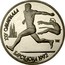 Russia 1 Rouble Barcelona Olympic Games Triple Jumper 1991 Proof Y# 300 XXV ОЛИМПИАДА БАРСЕЛОНА 1992 coin reverse
