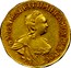 Russia 2 Roubles Elizaveta (СПБ) 1756 СПБ Wide date C# 23.2 Б∙М∙ЕЛИСАВЕТЪ∙І∙ІМП∙ІСАМОД∙ВСЕРОС СПБ coin obverse
