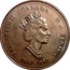 Canada 25 Cents Alberta (1992) KM# 221 ELIZABETH II D ∙ G ∙ REGINA CANADA 1867-1992 coin obverse