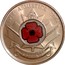 Canada 25 Cents Armistice Day 1918-2008 KM# 775 1918 ARMISTICE 2008 25 CENTS REMEMBER SOUVENIR coin reverse