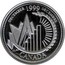 Canada 25 Cents December 1999 Proof KM# 353a DECEMBER 1999 DÉCEMBRE JLPP CANADA coin reverse