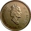 Canada 25 Cents January 1999 KM# 342 ELIZABETH II D ∙ G ∙ REGINA 25 CENTS coin obverse
