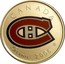 Canada 25 Cents Montreal Canadiens 2006 P Prooflike KM# 575 CANADA 25 CENTS 2006 coin reverse