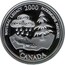 Canada 25 Cents Natural Legacy 2000 Proof KM# 382a NATURAL LEGACY 2000 PATRIMOINE NATUREL RT CANADA coin reverse
