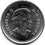Canada 25 Cents Orca 2011 KM# 1170a ELIZABETH II D∙G∙REGINA coin obverse