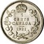 Canada 5 Cents George V 1921 KM# 22a 5 CENTS CANADA DATE coin reverse