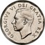 Canada 5 Cents George VI Beaver 1948 KM# 42 GEORGIVS VI DEI GRATIA REX coin obverse