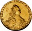 Russia 5 Roubles Ekaterina II (СПБ) 1762 СПБ C# 78.2 Б∙М∙ЕКАТЕРИНА∙II∙ІМП∙ІСАМОД∙ВСЕРОС СПБ coin obverse