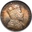 Canada 50 Cents Edward VII 1910 Edwardian leaves KM# 12a EDWARDVS VII DEI GRATIA REX IMPERATOR coin obverse